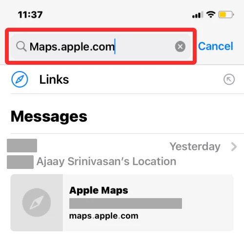 A megosztott hely megtekintése iPhone-on a Find My, Messages, Maps és egyebek használatával [7 gyakori módszer]