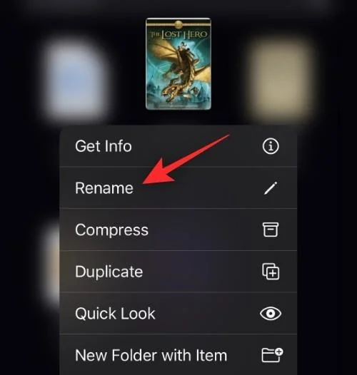 Hur man ändrar filtillägg på iPhone på iOS 16