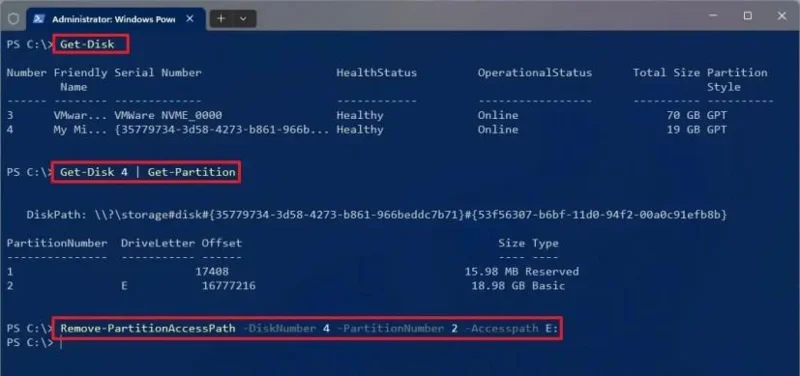 Як видалити букву диска на Windows 11