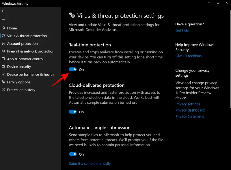 Hur man aktiverar Windows Defender i Windows 11