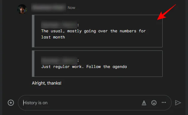Slik siterer du i svar i Google Chat