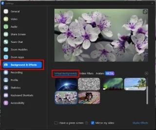 Jak přidat virtuální pozadí ke schůzce Zoom