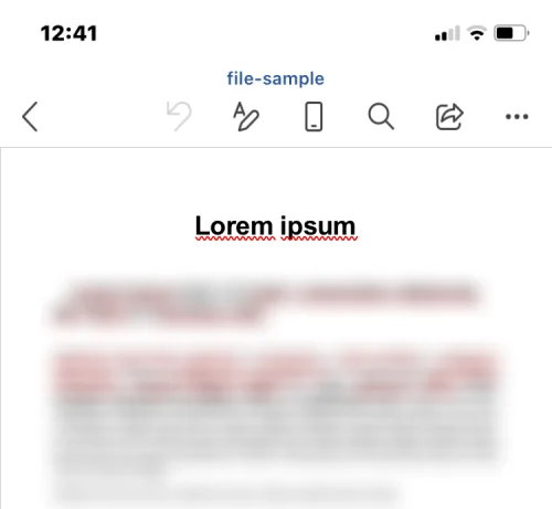 Hvordan redigere et Word-dokument på iPhone [AIO]