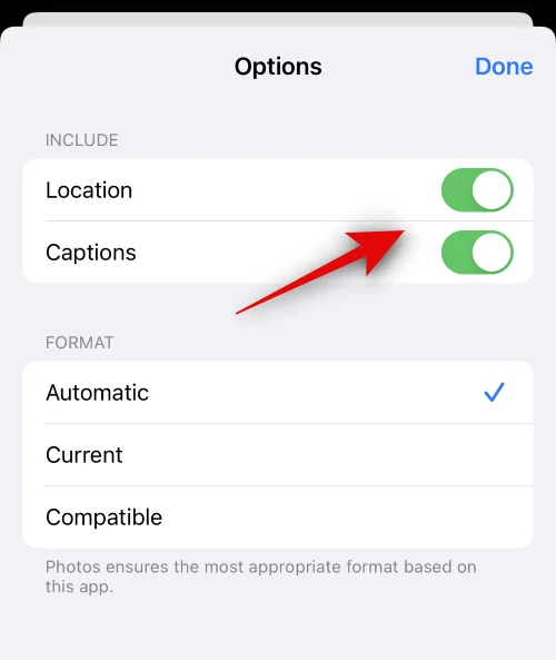 Slik tilpasser du bildealternativer når du sender et bilde på iOS 17