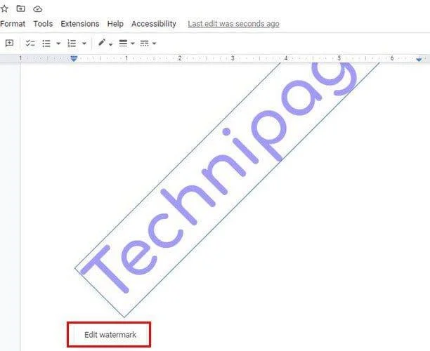 Как да добавите текстов воден знак в Google Документи