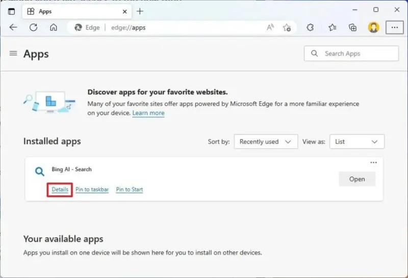 Jak nainstalovat Bing s ChatGPT jako aplikaci na Windows 11