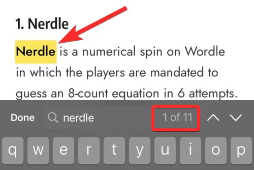 Hur man söker i ett dokument på iPhone: 7 sätt som förklaras