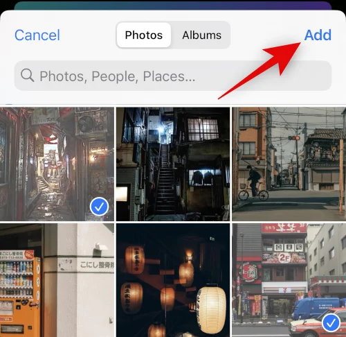 Hogyan helyezzünk el két képet egymás mellé az iPhone-on