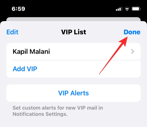 Slik fjerner du folk fra VIP-listen på Apple Mail