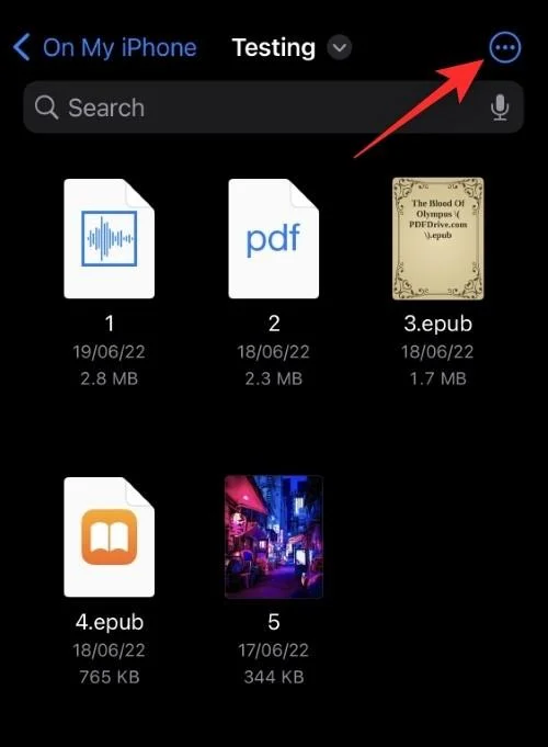 Hur man ändrar filtillägg på iPhone på iOS 16