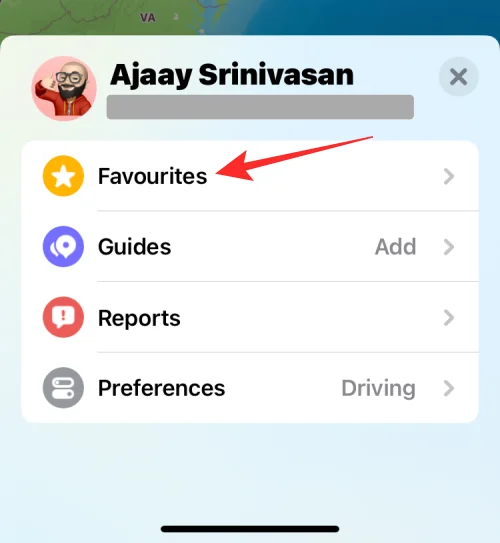 Як видалити вибране на Apple Maps