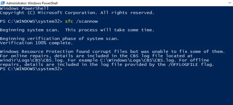 Як ВИПРАВИТИ «Захист ресурсів Windows знайшов пошкоджені файли, але не зміг виправити деякі з них» у Windows 11 або 10
