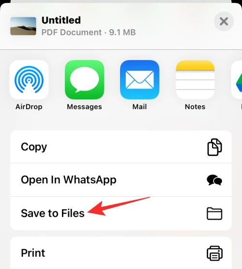 Як об’єднати кілька зображень у файл PDF на iPhone