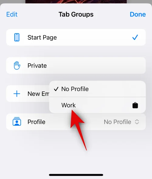 Safari-profilok létrehozása és használata iOS 17 rendszeren