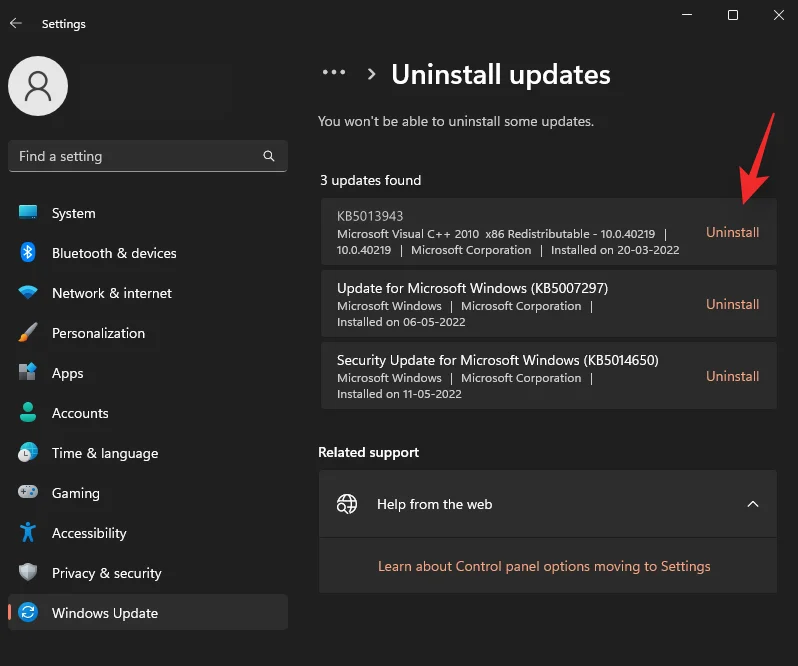 Як виправити помилку 0xc0000135 у Windows 11 (вирішити проблеми оновлення KB5013943)