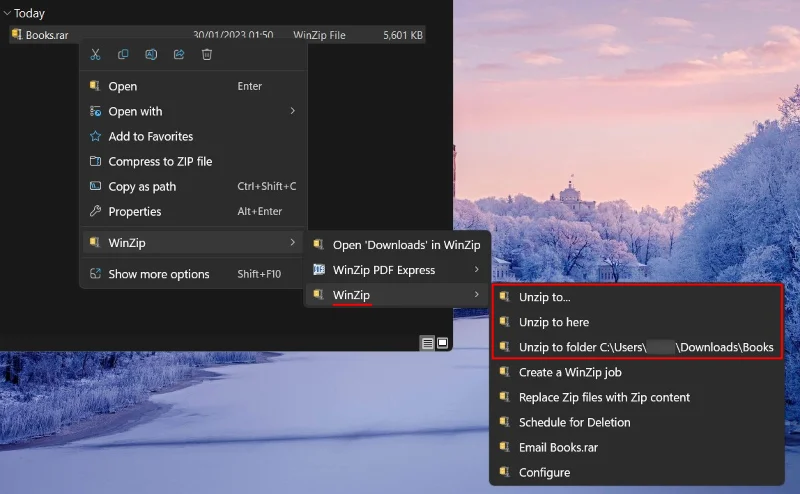 Jak extrahovat soubory ve Windows 11 [AIO] [2023]