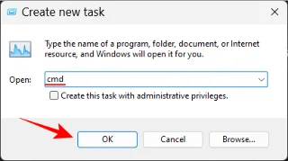 14 начина за отваряне на командния ред в Windows 11