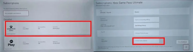Slik kansellerer du Xbox Game Pass-abonnementet