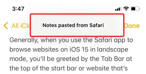 Як вставити на iPhone без утримання