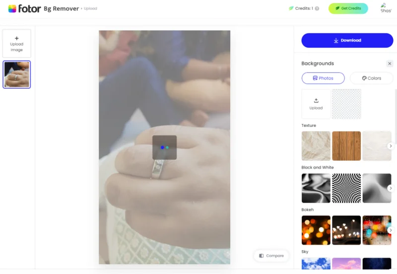 Hur man ändrar bakgrunden för en bild gratis på webben