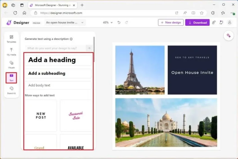 Як використовувати Microsoft Designer для створення графіки
