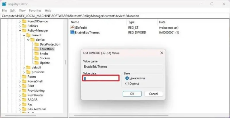 Як увімкнути приховані теми на Windows 11