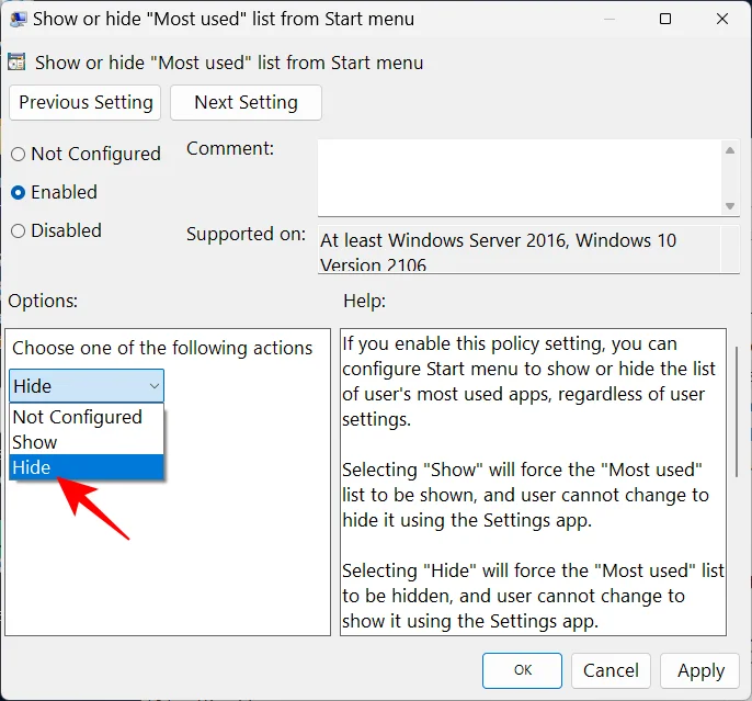 Як змінити макет меню «Пуск» у Windows 11