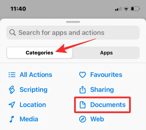 Parancsikonok létrehozása, szerkesztése és megosztása iPhone-on