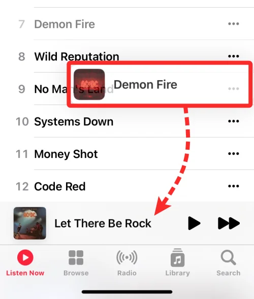 Slik legger du til sanger for å spille neste øyeblikkelig i Apple Music på iPhone