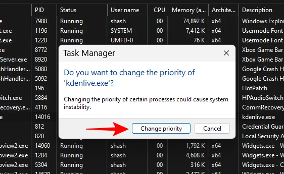 Как да промените приоритета в диспечера на задачите в Windows 11