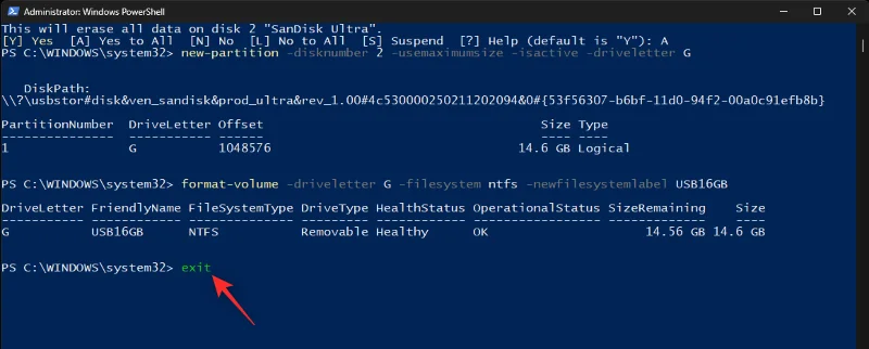 5 простих способів відформатувати USB у NTFS Windows 11
