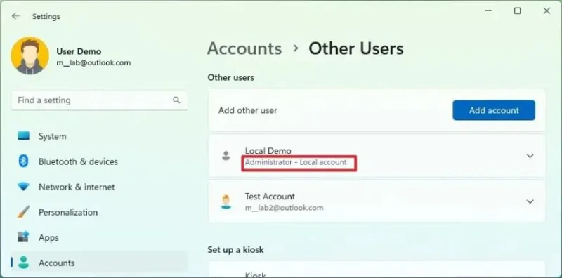 Jak zkontrolovat, zda je účet správce nebo standardní v systému Windows 11