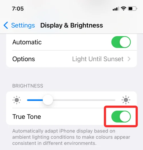 Як змінити яскравість на iPhone