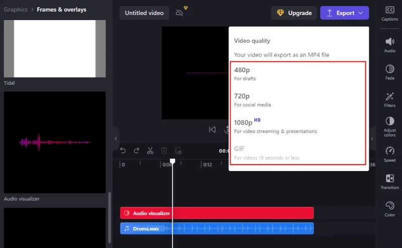 Přidat zvuk do Clipchamp: Průvodce krok za krokem
