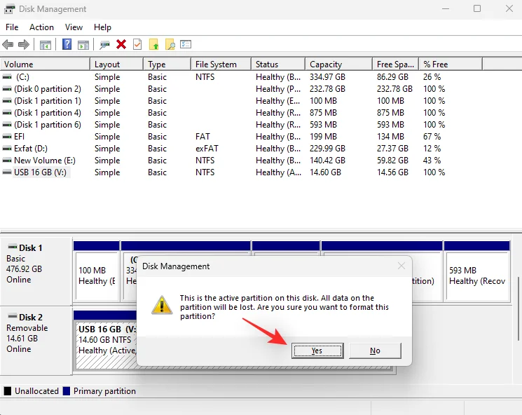 5 простих способів відформатувати USB у NTFS Windows 11