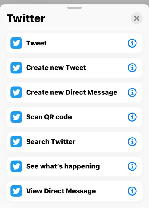 Parancsikonok létrehozása, szerkesztése és megosztása iPhone-on