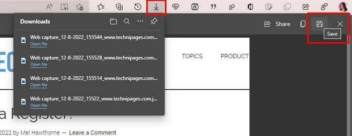 Microsoft Edge: Τρόπος λήψης και επεξεργασίας στιγμιότυπων οθόνης