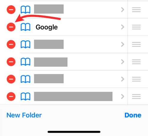Hogyan távolítsuk el a kedvenceket a Safari alkalmazásból iPhone-on