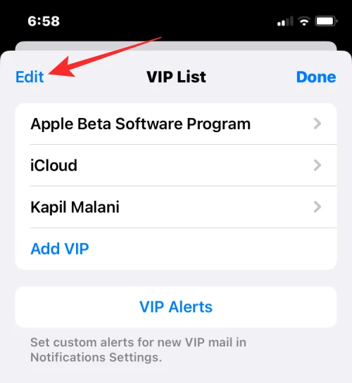 Slik fjerner du folk fra VIP-listen på Apple Mail