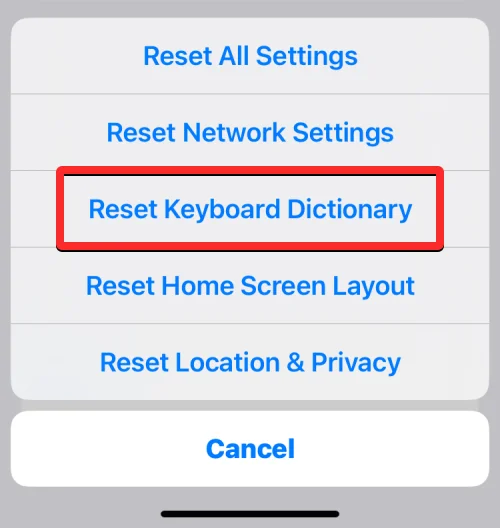 Hogyan lehet törölni a billentyűzet előzményeit iPhone-on