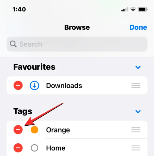 Fájlok elérése iPhone-on