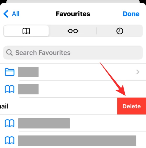 Hogyan távolítsuk el a kedvenceket a Safari alkalmazásból iPhone-on