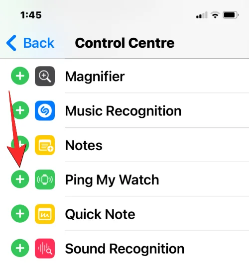 Slik pinger du Apple Watch fra kontrollsenteret på iPhone med iOS 17