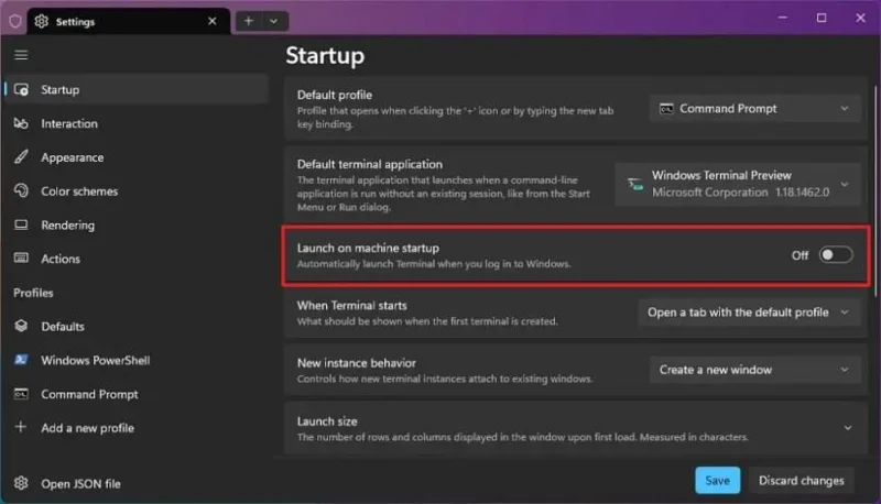 Як запустити Windows Terminal під час запуску Windows 11