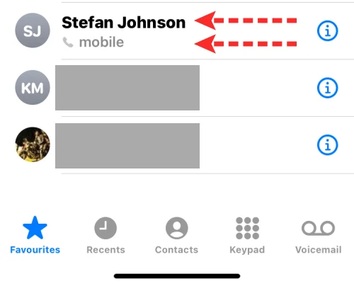 Як видалити когось із вибраного на iPhone