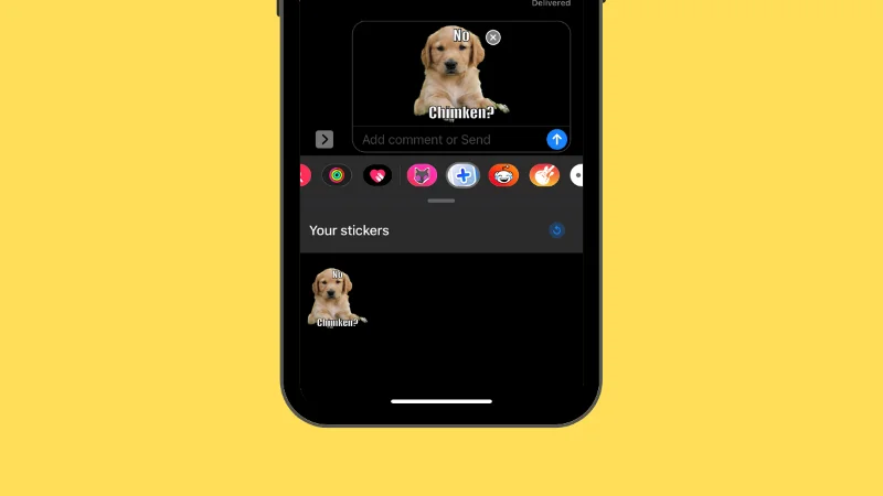 IOS 16: Hvordan lage klistremerker fra bilder