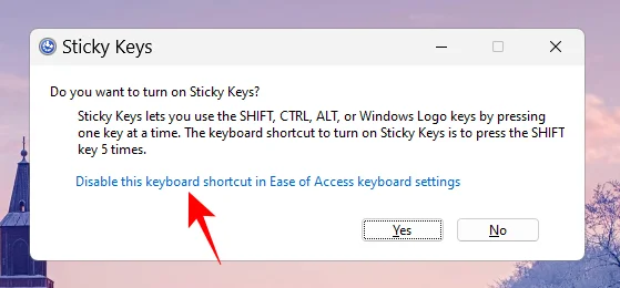 Jak trvale zakázat Sticky Keys ve Windows 11 [2023]