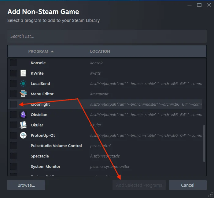 Jak používat Moonlight ke streamování her z počítače do Steam Deck