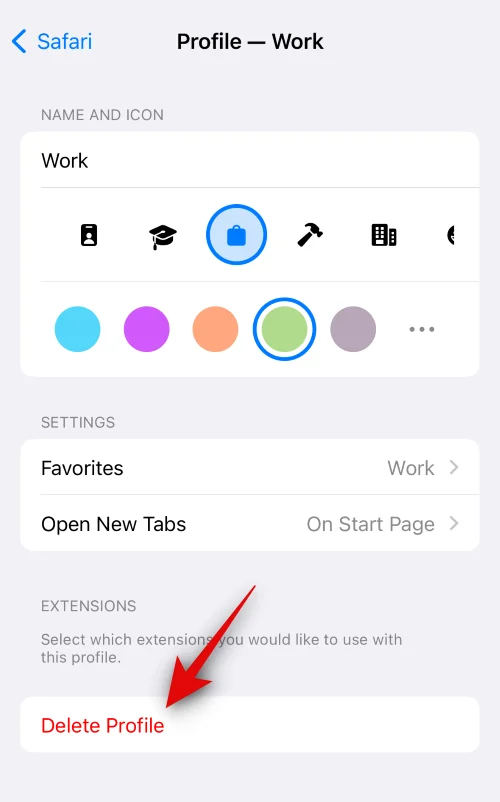 Safari-profilok létrehozása és használata iOS 17 rendszeren
