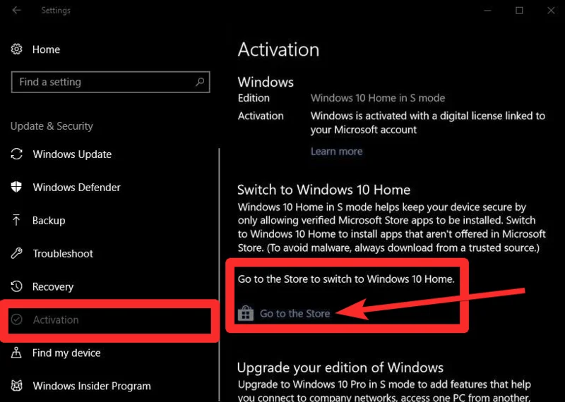 Stänga ur S-läget fungerar inte?  Hur man fixar